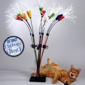 Cat Toy Wand Purrfect FeatherBouncer New!